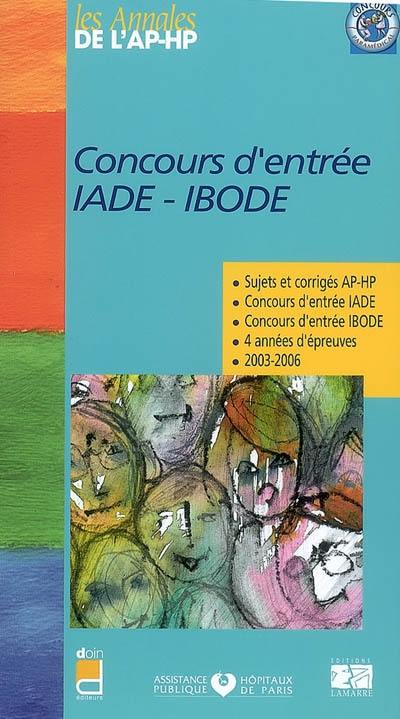 Concours d'entrée IADE-IBODE