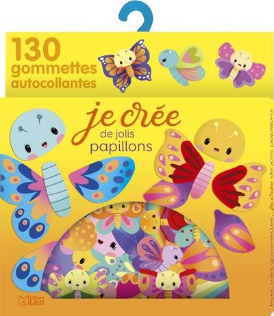 Je crée de jolis papillons : 130 gommettes autocollantes