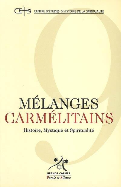 Mélanges carmélitains, n° 9