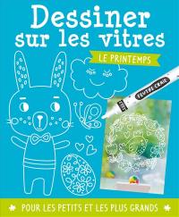 Dessiner sur les vitres : le printemps