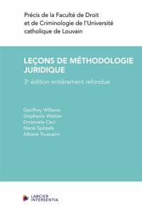 Leçons de méthodologie juridique