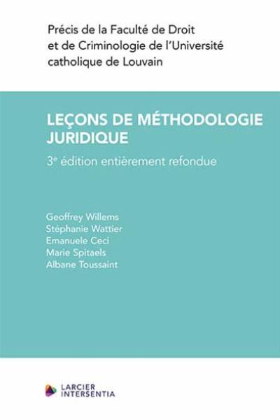 Leçons de méthodologie juridique