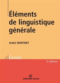 Eléments de linguistique générale