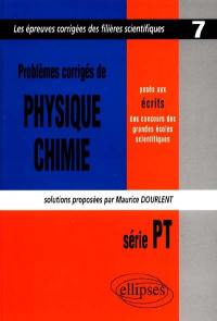 Problèmes de physique et chimie posés aux écrits des concours des grandes écoles scientifiques : série PT 1999-2000