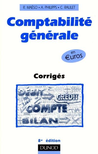 Comptabilité générale : corrigés