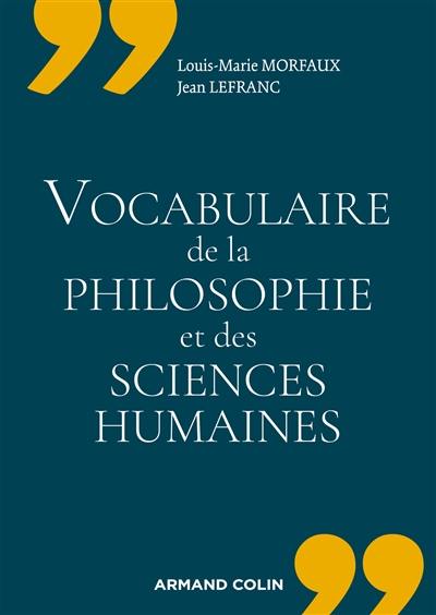 Nouveau vocabulaire de la philosophie et des sciences humaines