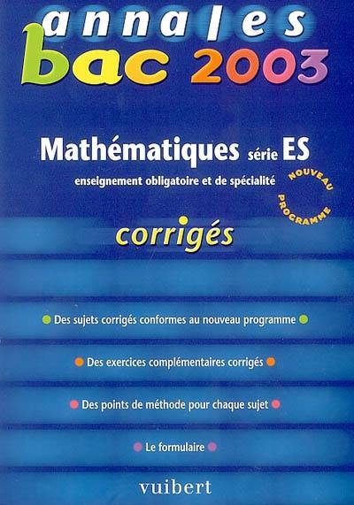 Sciences économiques et sociales, série ES, enseignement obligatoire et de spécialité