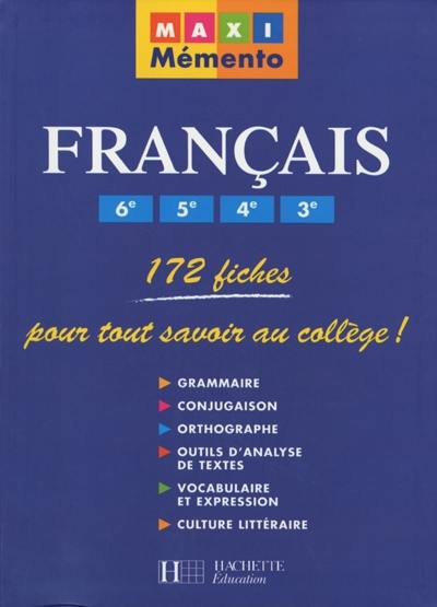 Français 6e, 5e, 4e, 3e