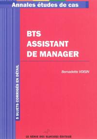 BTS assistant de manager : 5 sujets corrigés en détail