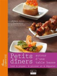 Petits dîners autour d'une table basse : tout à piquer, à picorer et à déguster