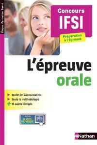 Concours IFSI : l'épreuve orale : préparation à l'épreuve