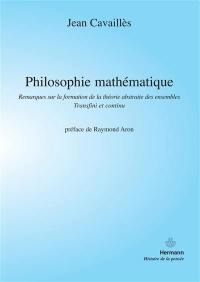 Philosophie mathématique