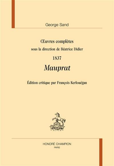 Oeuvres complètes. 1837