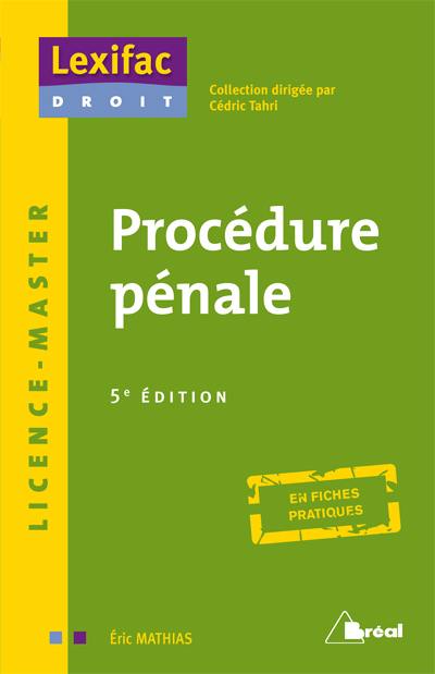 Procédure pénale : licence, master