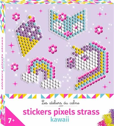 Kawaii : stickers pixels strass