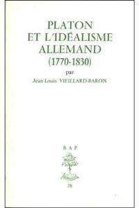 Platon et l'idéalisme allemand : 1770-1830