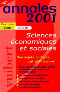 Sciences économiques et sociales : série ES