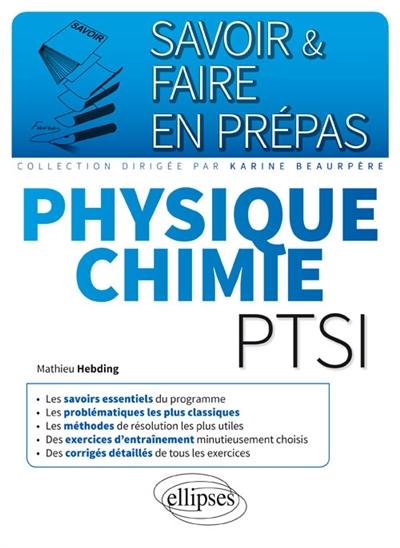 Physique chimie PTSI