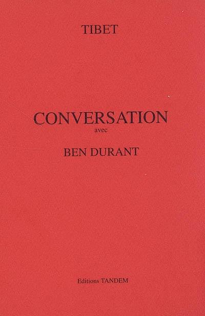 Conversation avec Ben Durant