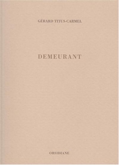 Demeurant