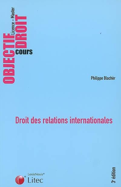 Droit des relations internationales