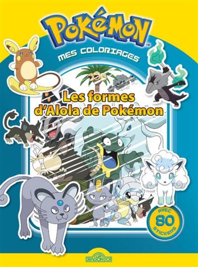 Pokémon, mes coloriages : les formes d'Alola de Pokémon