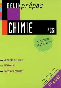 Chimie : PCSI, 1re année