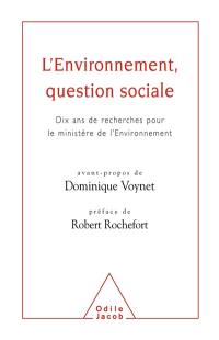 L'environnement : une question sociale