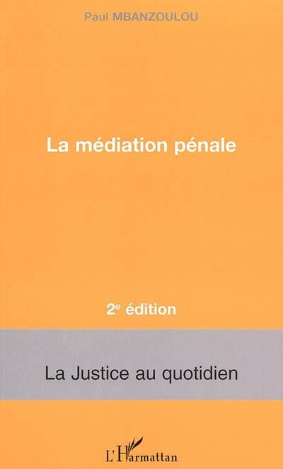 La médiation pénale