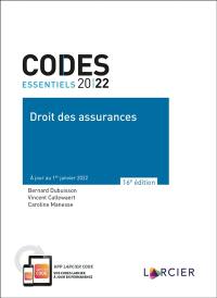 Droit des assurances 2022