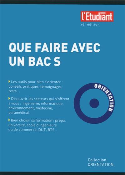 Que faire avec un bac S