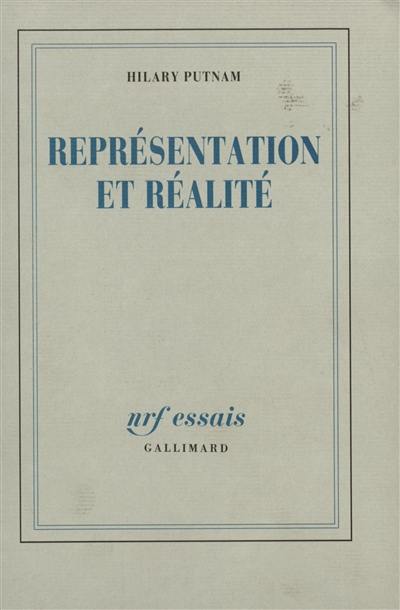 Représentation et réalité