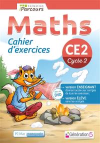 Cahier numérique : maths CE2 : version monoposte