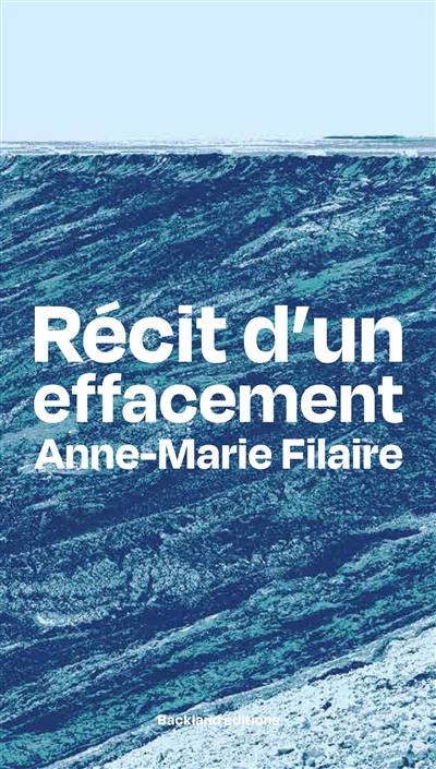 Récit d'un effacement