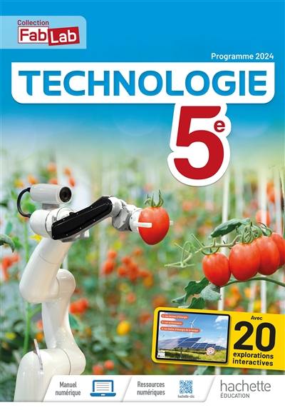 Technologie 5e : programme 2024