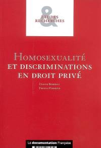 Homosexualité et discriminations en droit privé