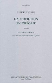 L'autofiction en théorie