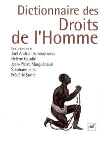 Dictionnaire des droits de l'homme