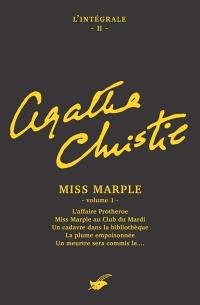 Agatha Christie : l'intégrale. Vol. 2. Miss Marple (1)