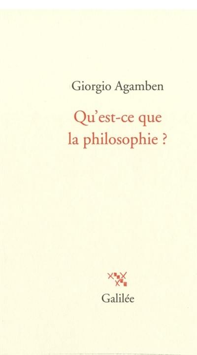 Qu'est-ce que la philosophie ?