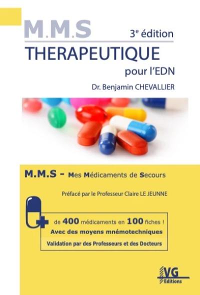 Thérapeutique pour l'EDN : MMS, mes médicaments de secours