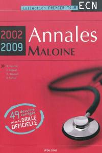 Annales Maloine internat-ECN 2002-2009