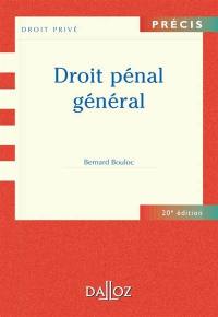 Droit pénal général