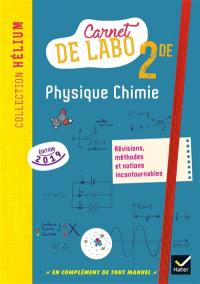 Physique chimie 2de : carnet de labo