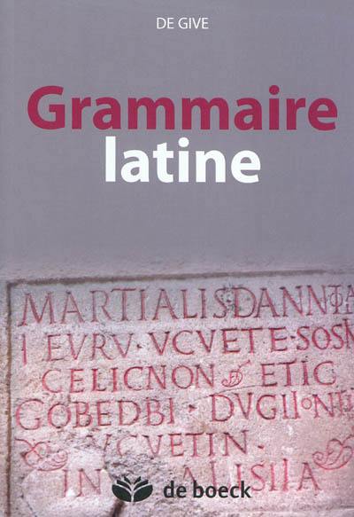 Grammaire latine