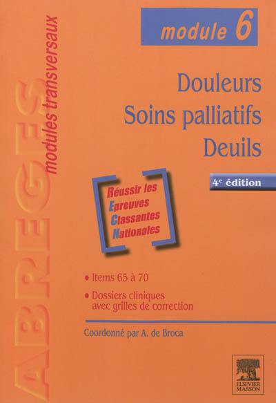 Douleurs, soins palliatifs, deuils : module 6