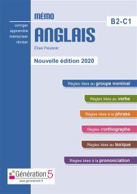 Mémo anglais, B2-C1