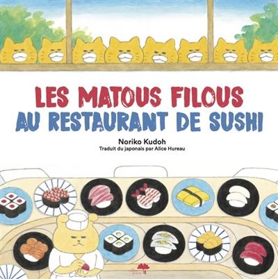 Les matous filous. Les matous filous au restaurant de sushis