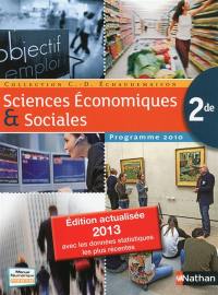 SES, Sciences économiques et sociales : 2de, 2013 : grand format