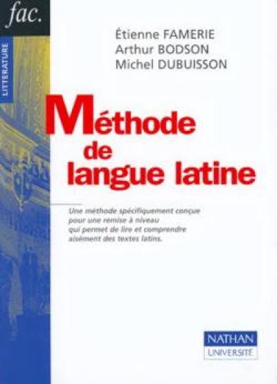 Méthode de langue latine